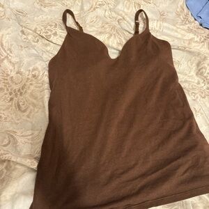 Vix Chocolate Brown Camisole Top